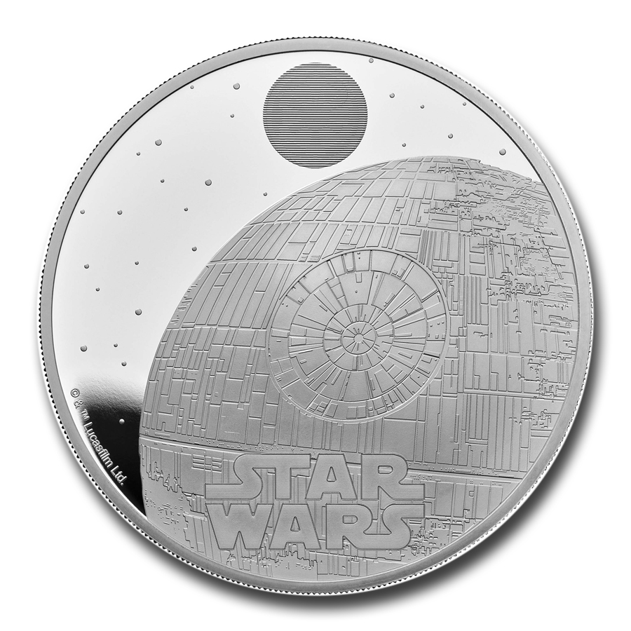 2024 GB Star Wars: Death Star 5 oz Silver £10 Proof Coin | eBay